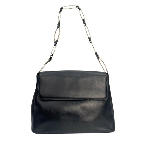 Gucci Black Leather Shoulder Bag - Picture 1 of 10